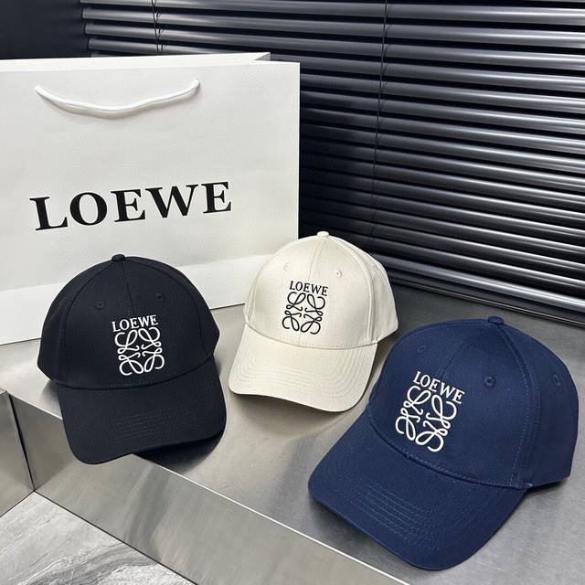 跑量 Loewe新款棒球帽 定制版硬顶 纯棉 帽型正 男女同款